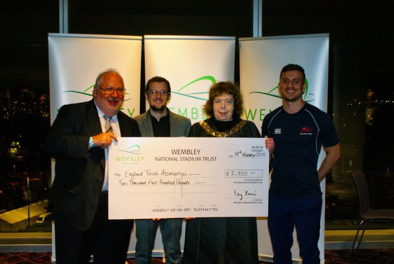 Wembley Cheque - Gregg and Matt