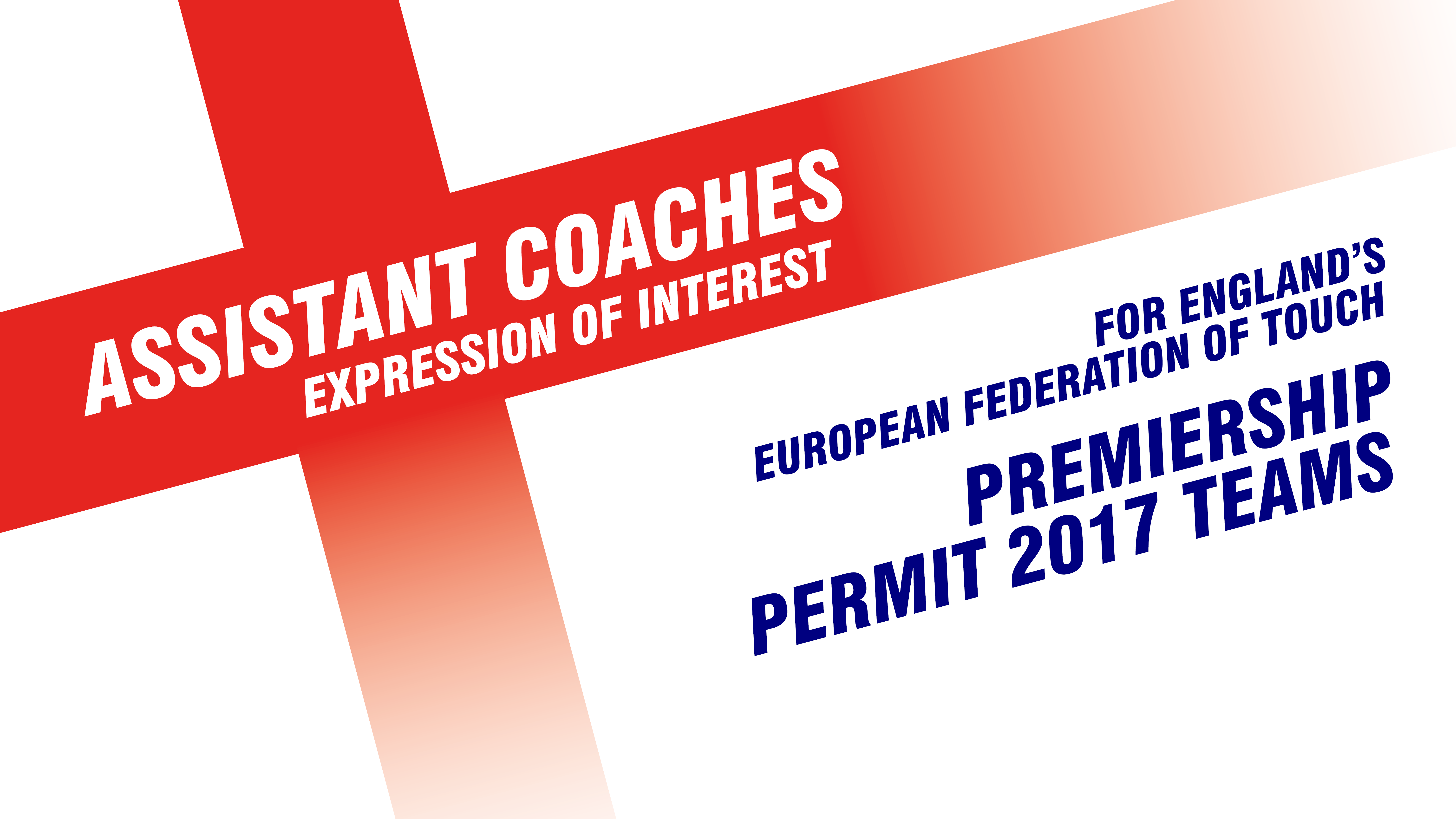 2017 Premiership Permits | Assistant Coaches EOI.