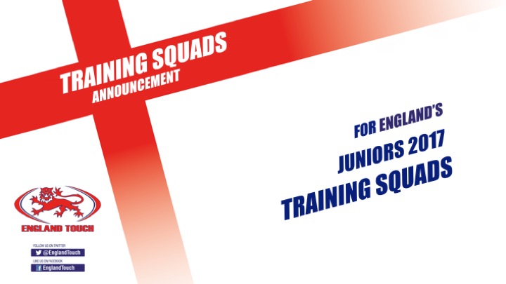 England Junior squads announced