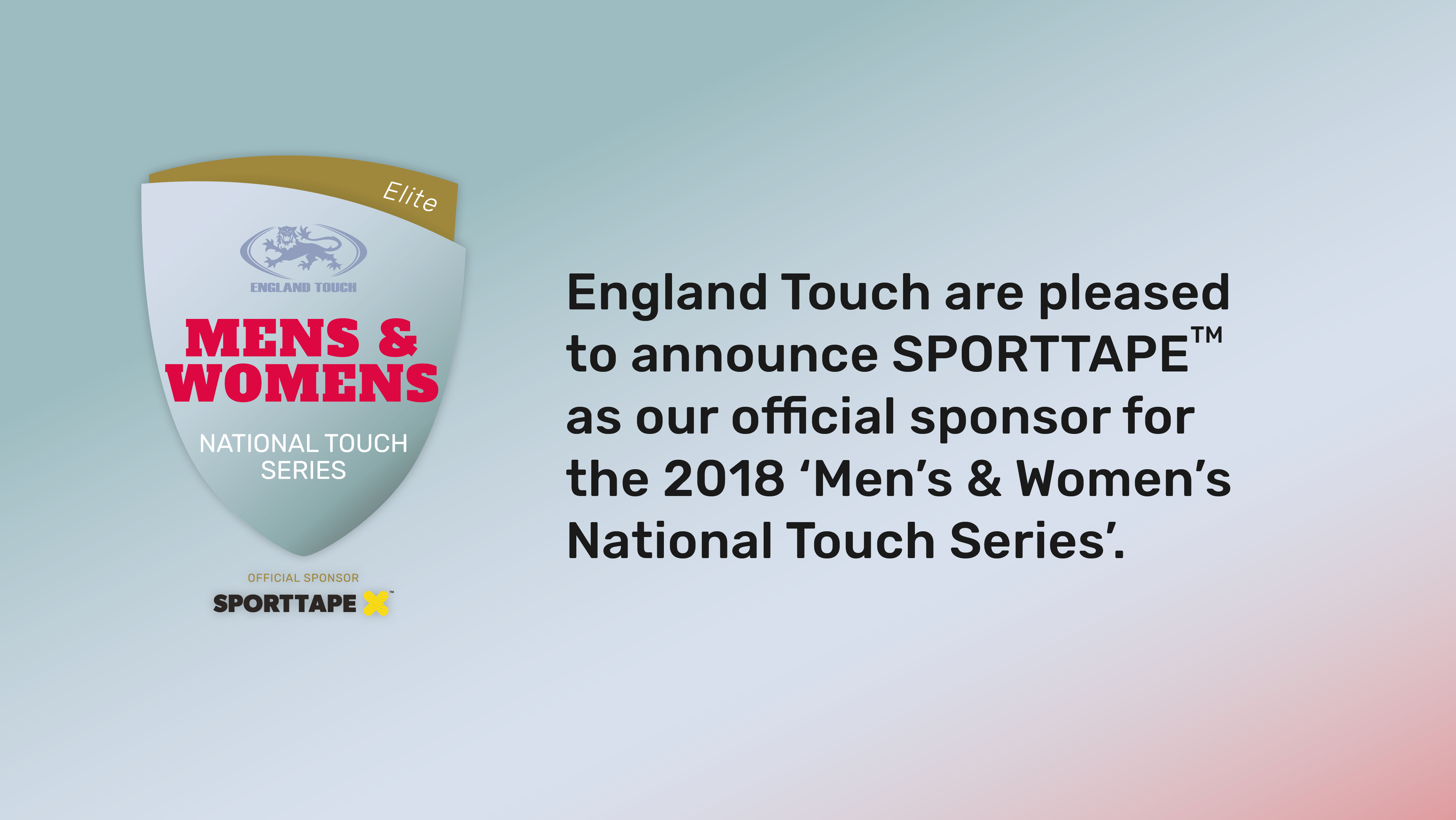 SPORTTAPE agrees new sponsorship deal with England Touch