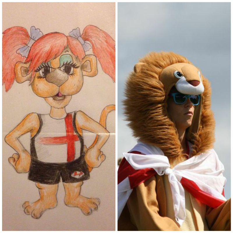 9 WO - Lion Mascot 2