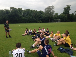 Pete working with school pupils in Reading