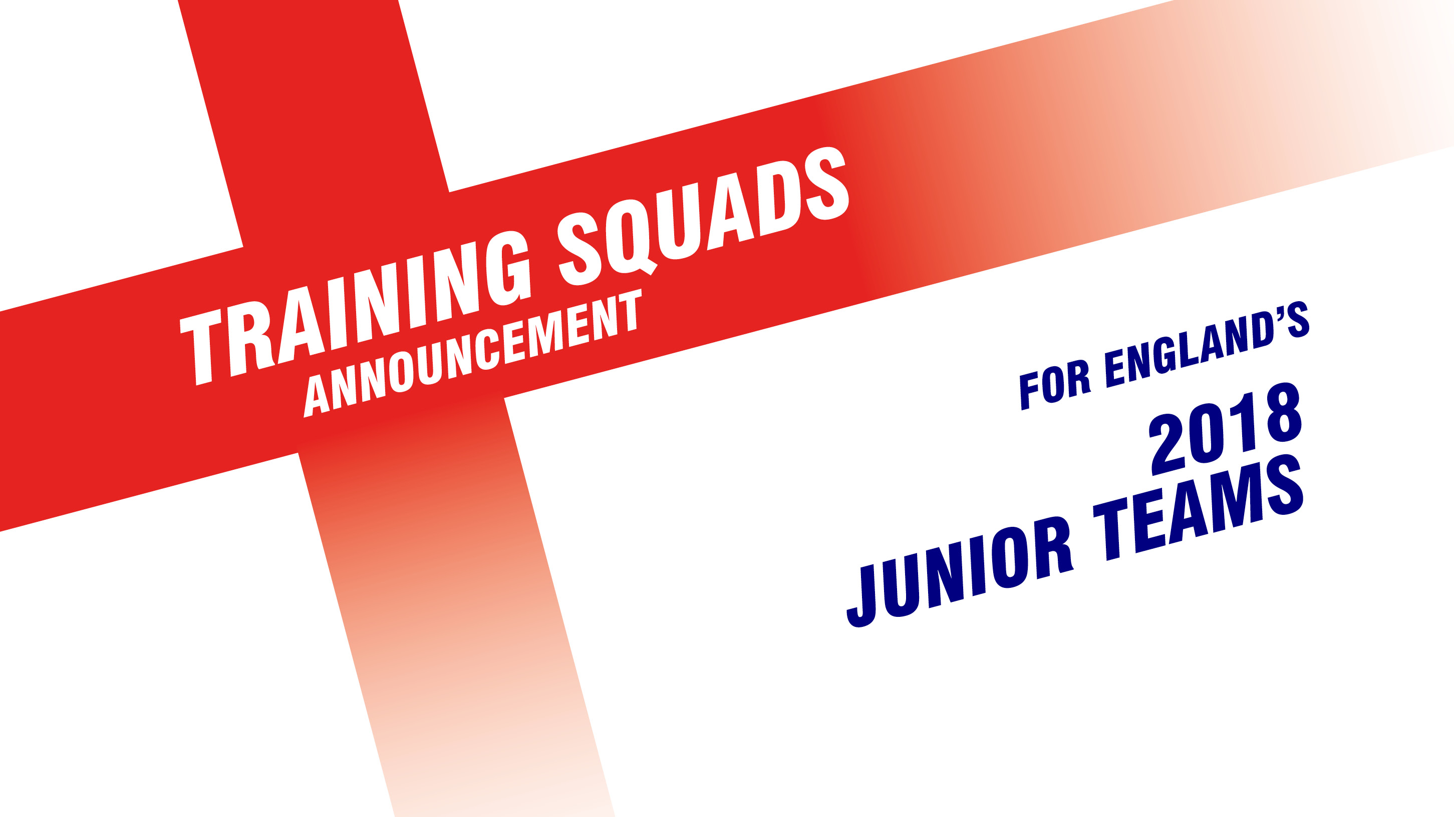 Junior High Performance Training Squads announced