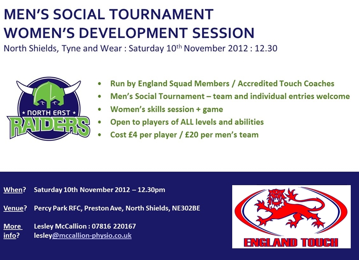 North East - Touch Development and Comp